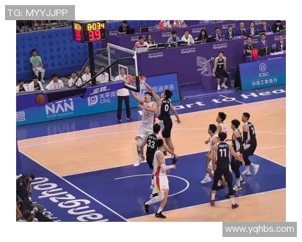 亚洲杯男篮中国队轻松战胜韩国队，晋级四强